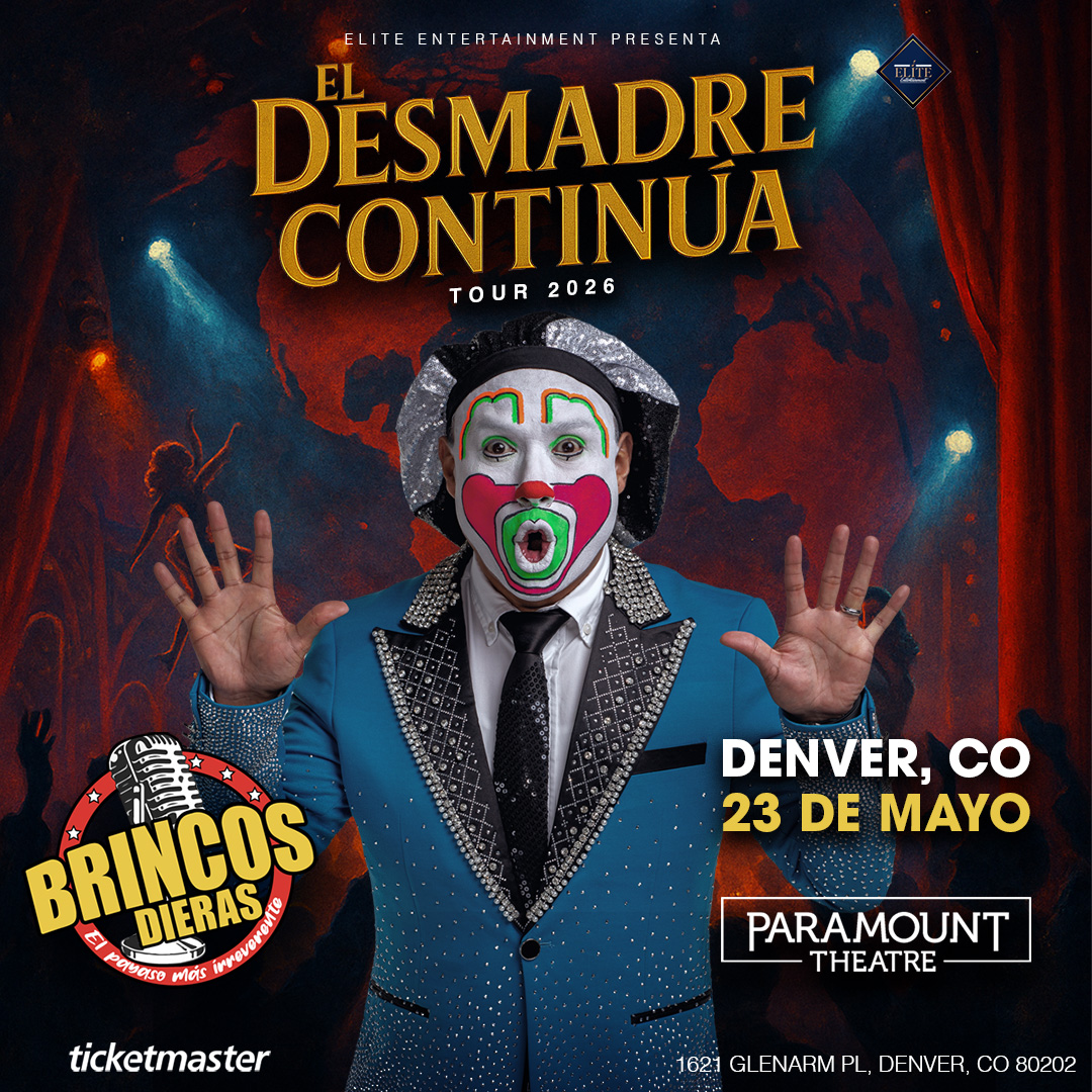 1080X1080 Brincos Dieras Paramount Theatre DENVER, CO